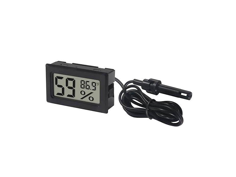 1.5'' Inch LCD Digital Temp. Humidity Meter with Probe - Image 1